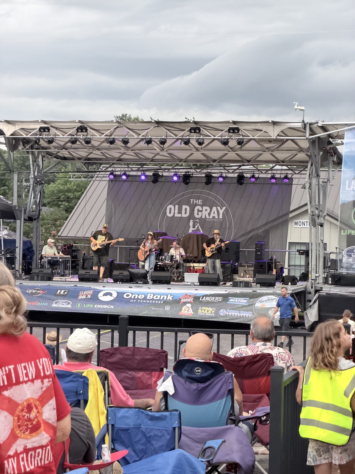 The main stage at the Monterey Fire in the Mountain festival