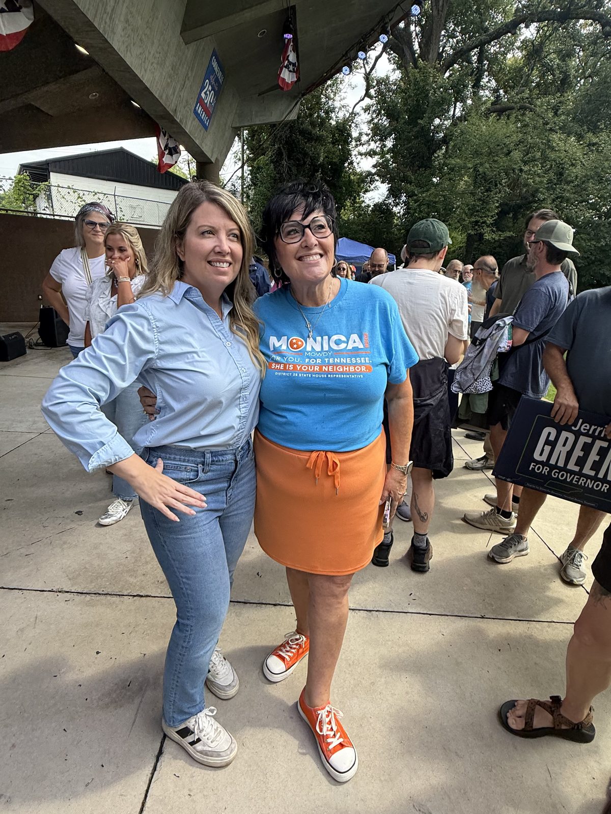 Monica with Jerri Green in Putnam County